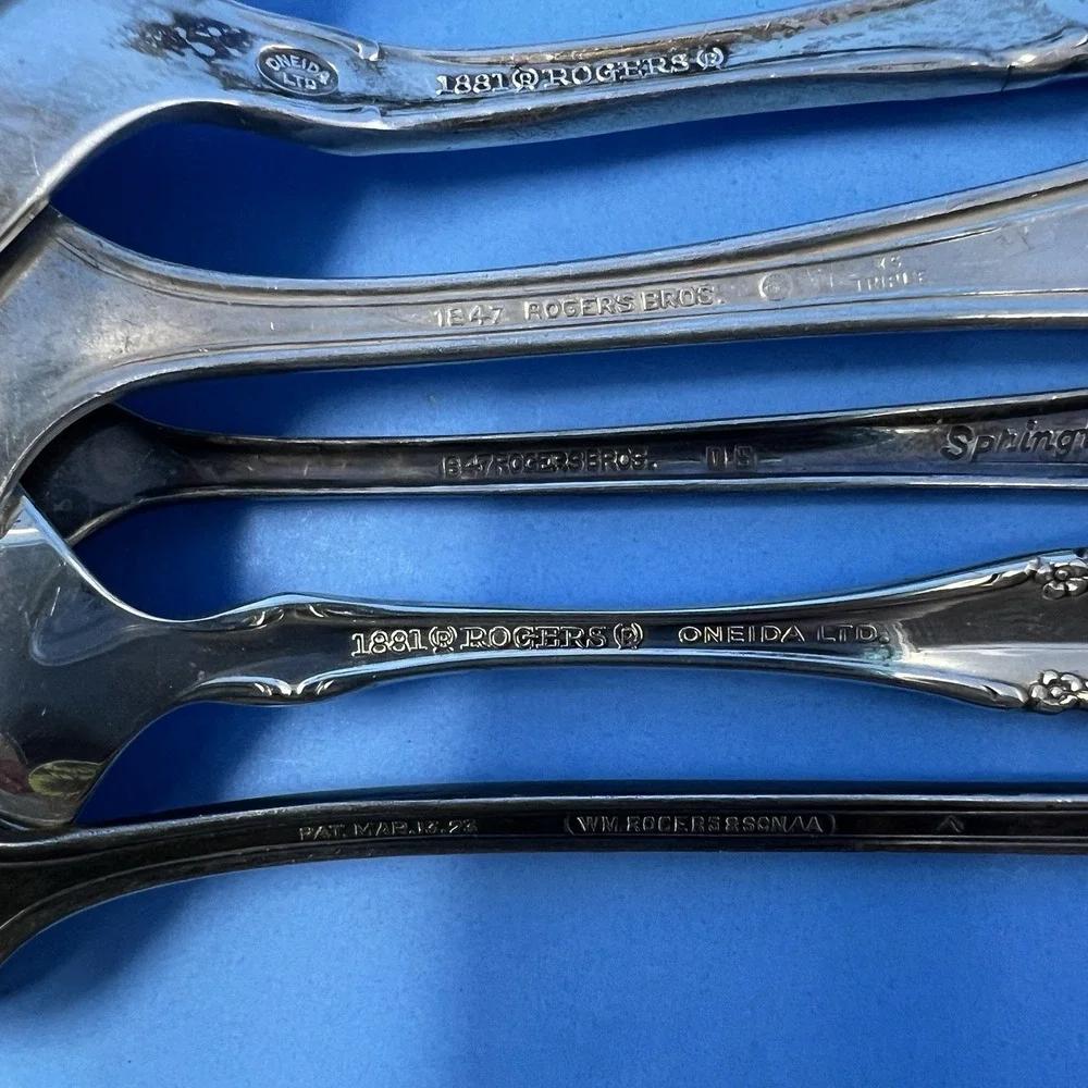 Rogers Silverware Flatware Lot WM Rogers Bros IS XS Triple Plate Vintage‎ Mixed